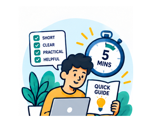 5-minute guides