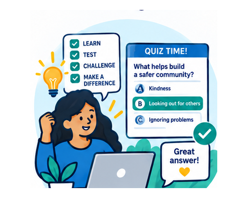 Quizzes and challenges