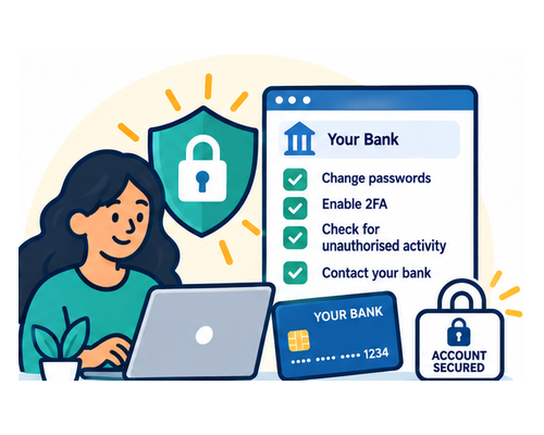 Secure money and accounts